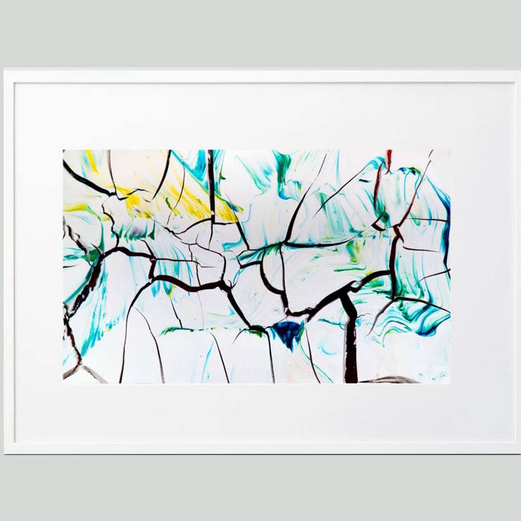 Abstract Horse rider galloping Printed wall art for teenagers bedroom