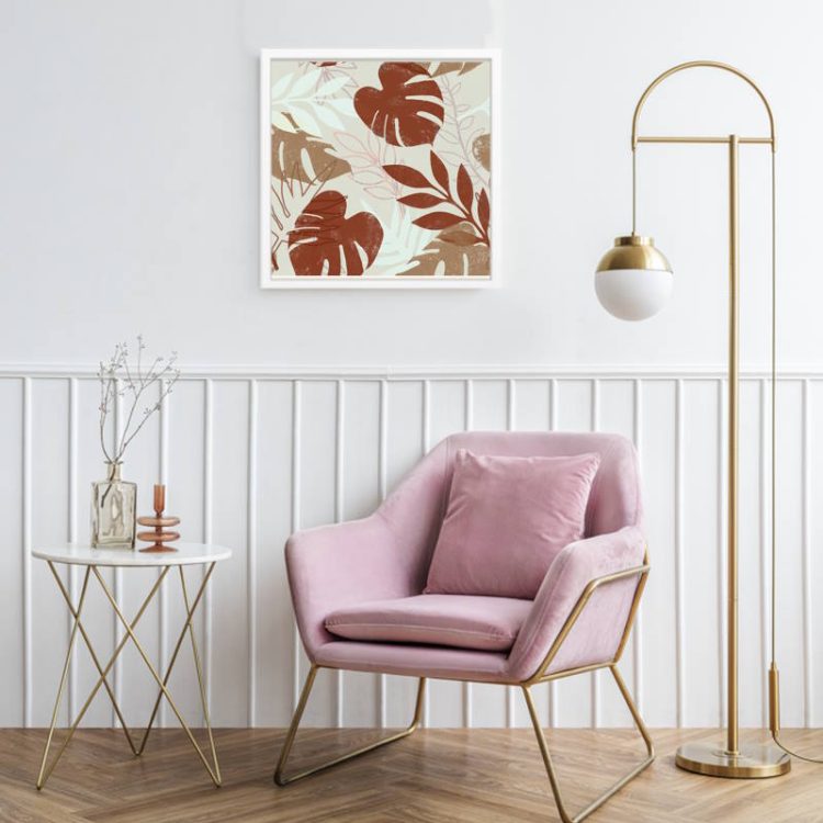 Palm Leaves Botanical Printed Wall Art