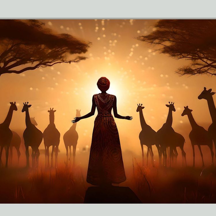 Under the African Sun Printed Canvas Wall Art