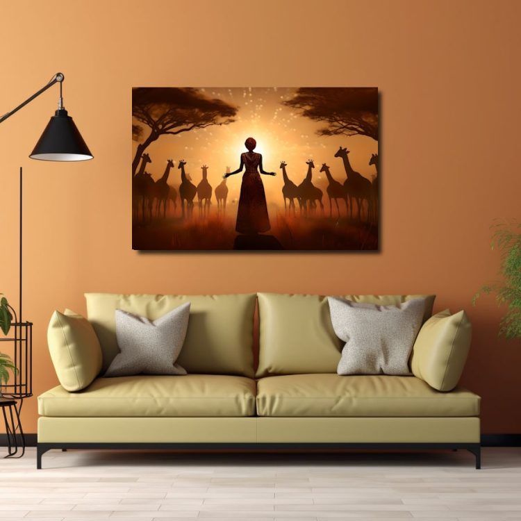 Under the African Sun Printed Canvas Wall Art